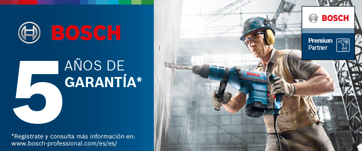 Bosch 5 años garantía